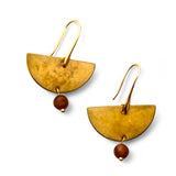 Brincos Balance com pedra natural