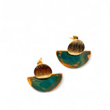 Brincos Balance pequenos com stud