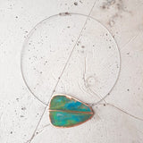 Colar Fold Arrow com cabo de aço