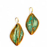 Brincos Fold Hoja