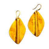 Brincos Fold Hoja