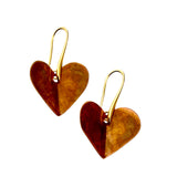 Brincos Heart mini com gancho