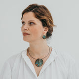 Small Double Moon Earrings