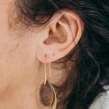 Small Double Seed Earrings