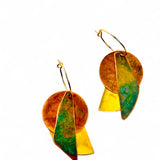 Argolas assimétricas Kandinsky triplo