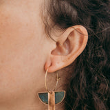 Brincos Klee com argola fechada
