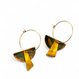 Brincos Klee com argola fechada