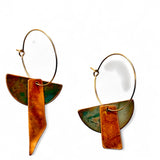 Brincos Klee com argola fechada