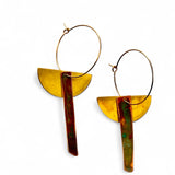 Brincos Klee com argola fechada