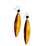 Brincos Olive grandes com pedra