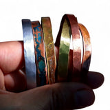 Pulseira de 7mm martelada