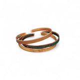 Pulseira de 7mm martelada
