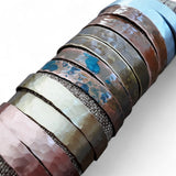 Pulseira de 10mm martelada