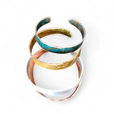 Pulseira de 10mm martelada