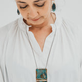 Colar Tribu Double Square com corrente