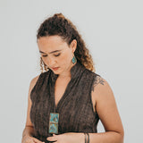Colar Tribu Double Square com corrente