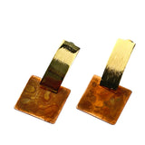 Brincos stud Tribu Square