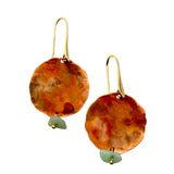Brincos Moon pequenos com pedra