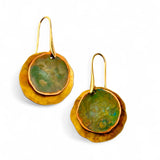 Brincos Moon pequenos duplos